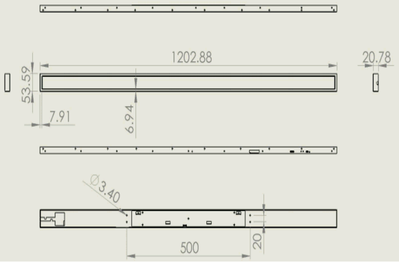 条形屏广告机新零售行业-产品结构图 条形屏广告机新零售行业-产品结构图